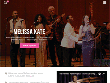 Tablet Screenshot of melissakate.net